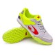 Scarpe da Calcetto Uomo - Gems Viper FX Turf - Grigio/Giallo Fluo